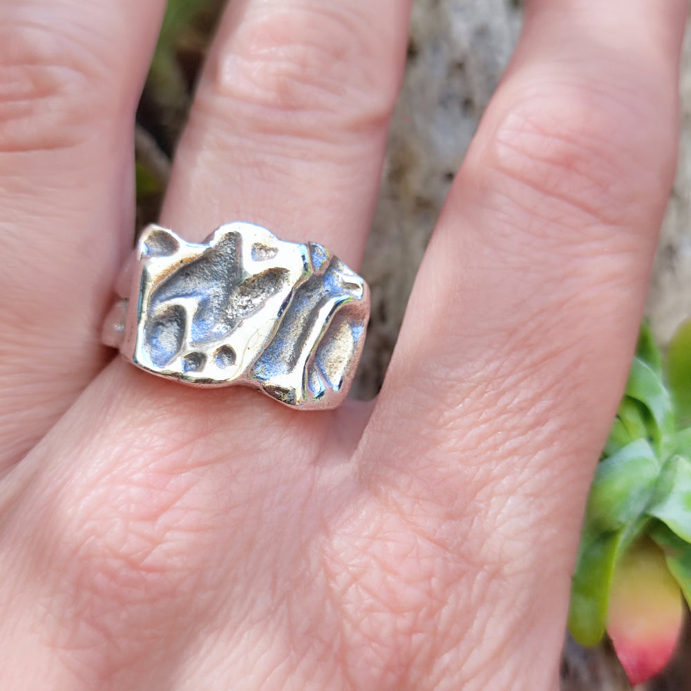 Anello etnico in argento 925 - ATARRA