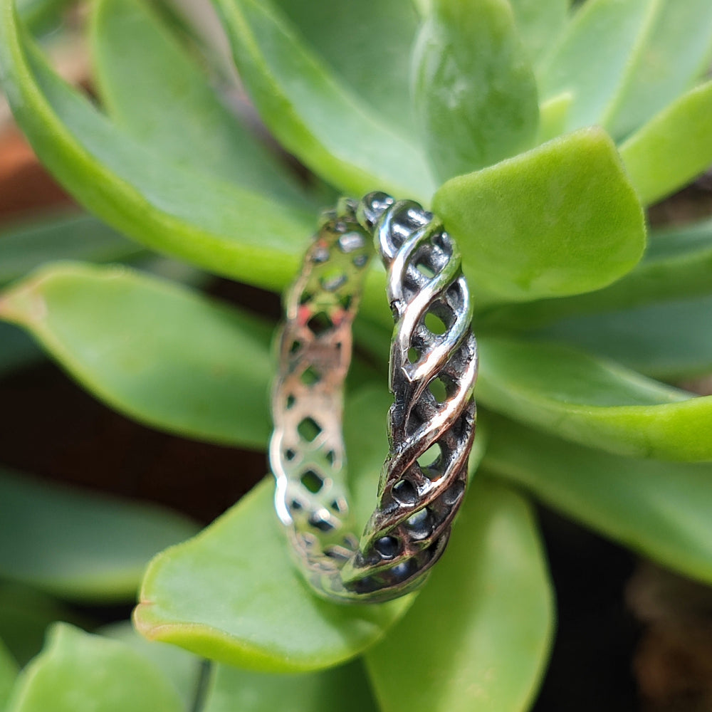 ADRAMATA 2Pcs Argento, Anello Antistress per Donne, Girasole, Ansia, Pietra di Luna, Fidget Anxiety Ring, Aperto Regolabile
