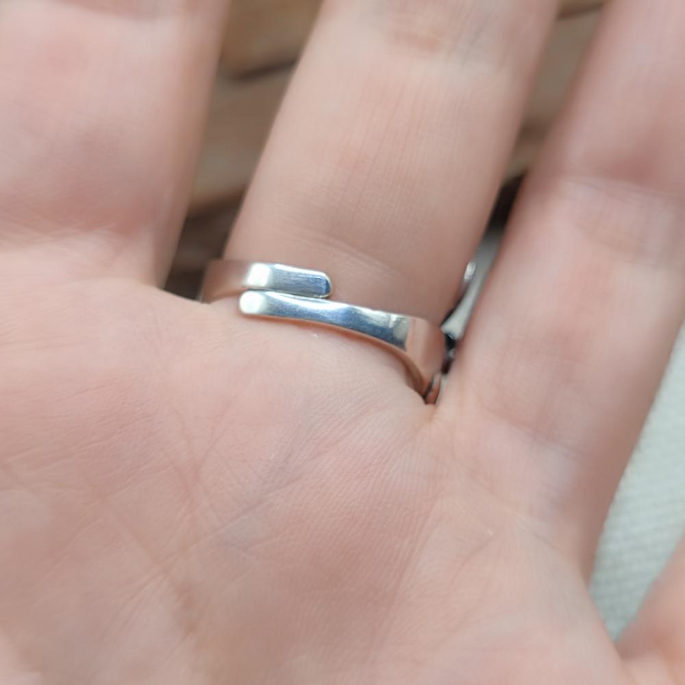 Anello fascia in argento 925 con fata - SIBILLA