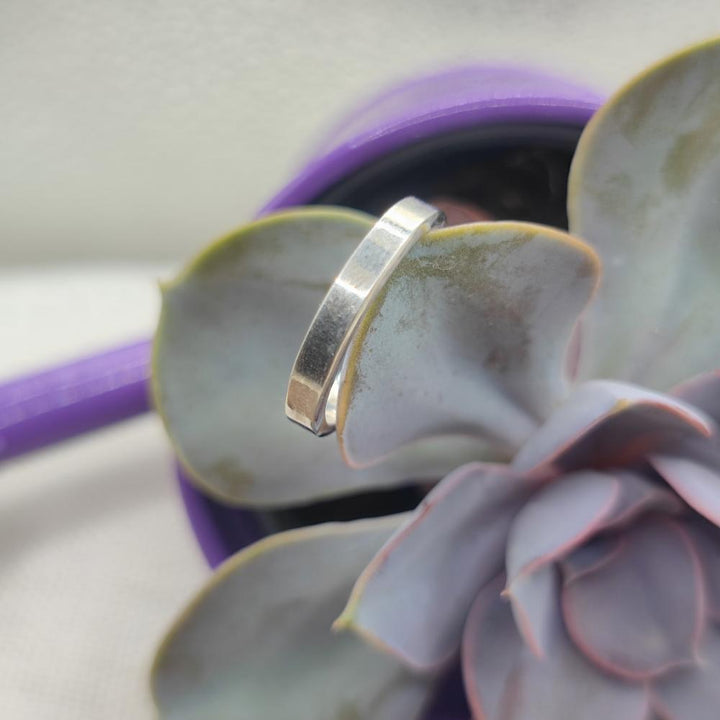 Anello fede a fascia in argento 925 - MULANE