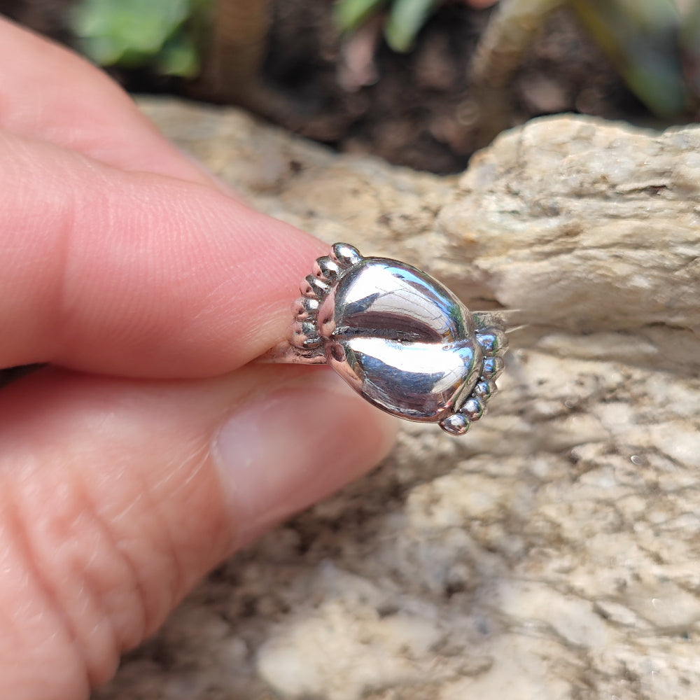 Anello in argento 925 con piedi - FOOT