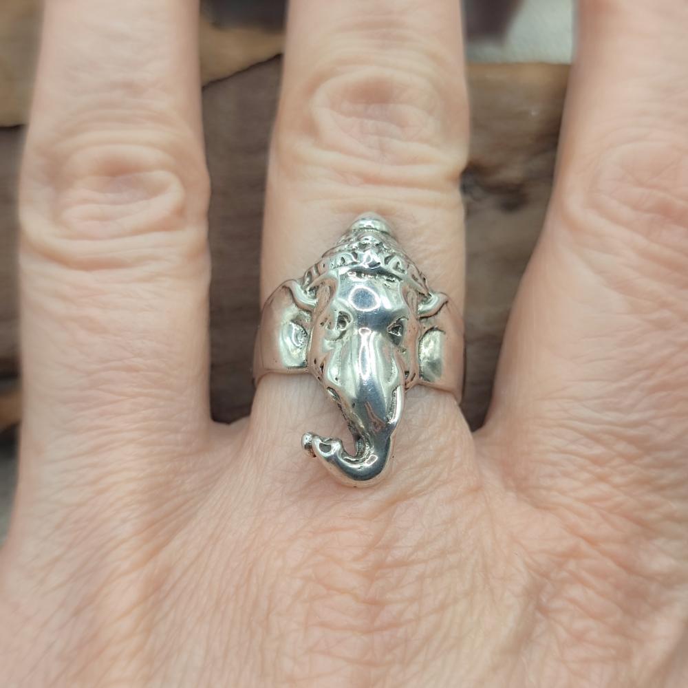 Anello Ganesh in argento 925 - KIRAN