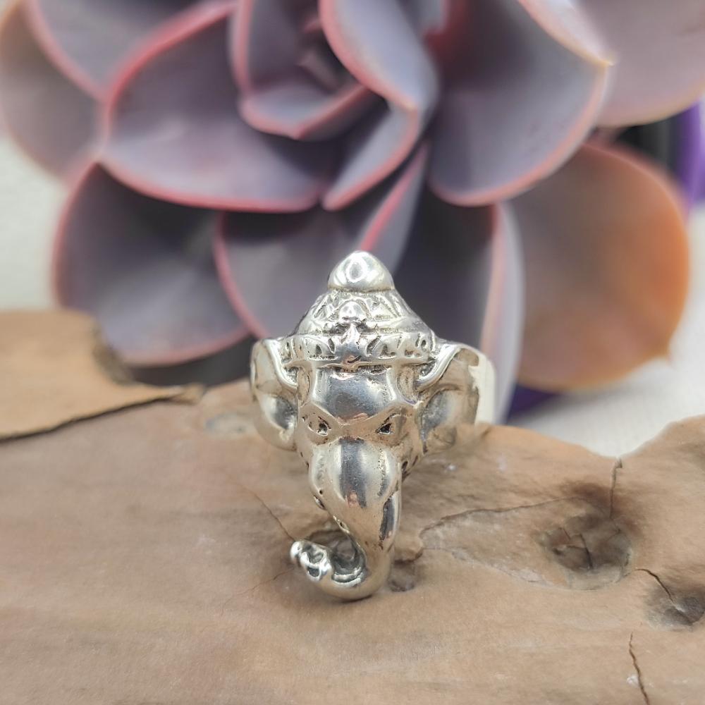 Anello Ganesh in argento 925 - KIRAN