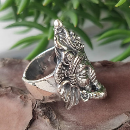 Anello in argento 925 con GANESH - DUDRA
