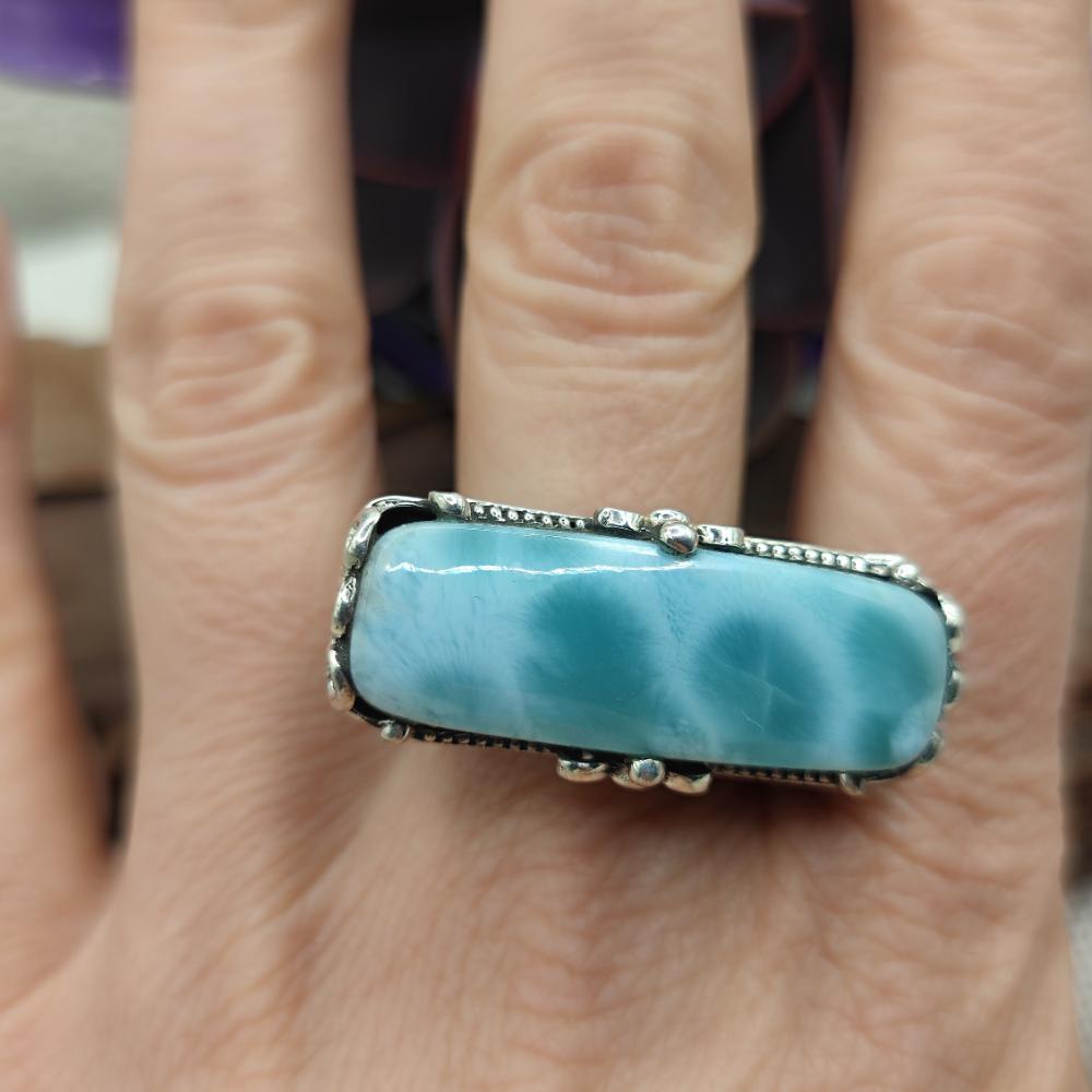 Anello artigianale con pietra in argento 925 - TILAIMAL