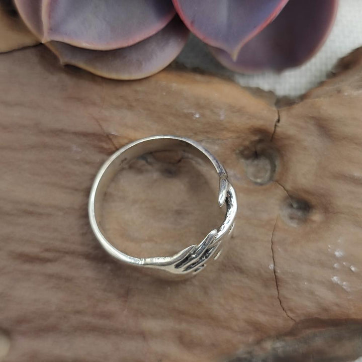 Anello mani intrecciate in argento 925 - AVANI