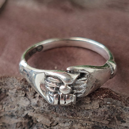 Anello in argento 925 - MANO NELLA MANO