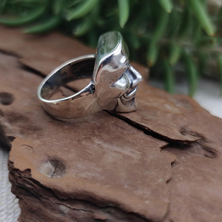 Anello in argento 925 con maschera - MASKA
