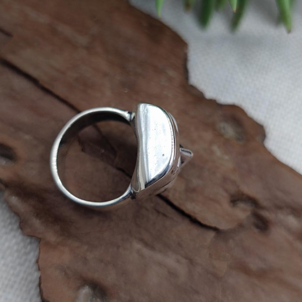 Anello in argento 925 con maschera - MASKA