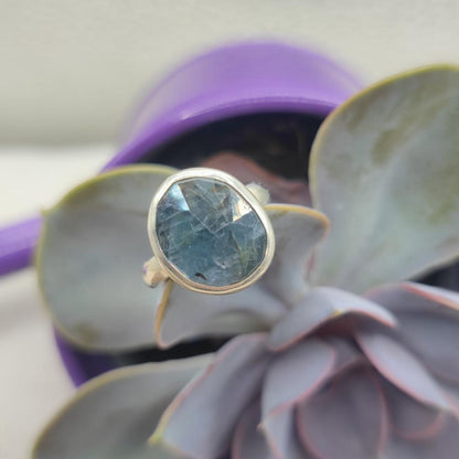 Anello etnico in argento 925 con pietra - AKKARAMPAL
