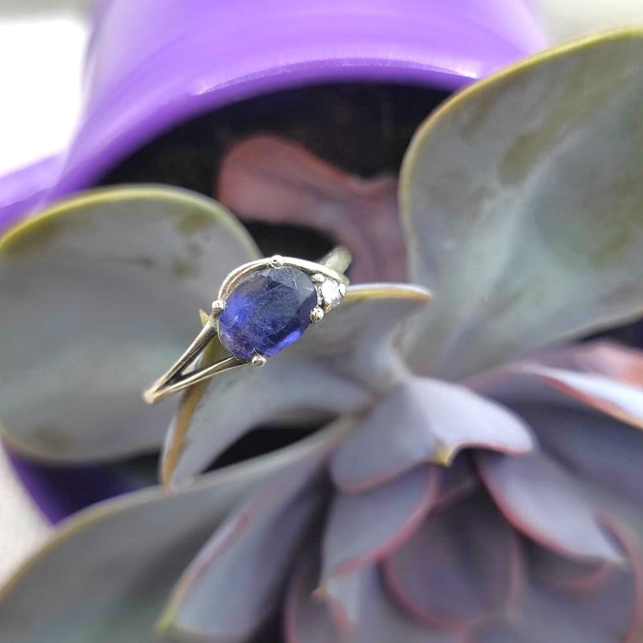 Anello in argento 925 con pietra - ANANTAPUR