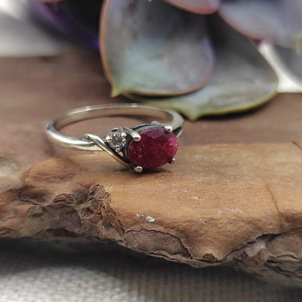 Anello in argento 925 con pietra - ANANTAPUR