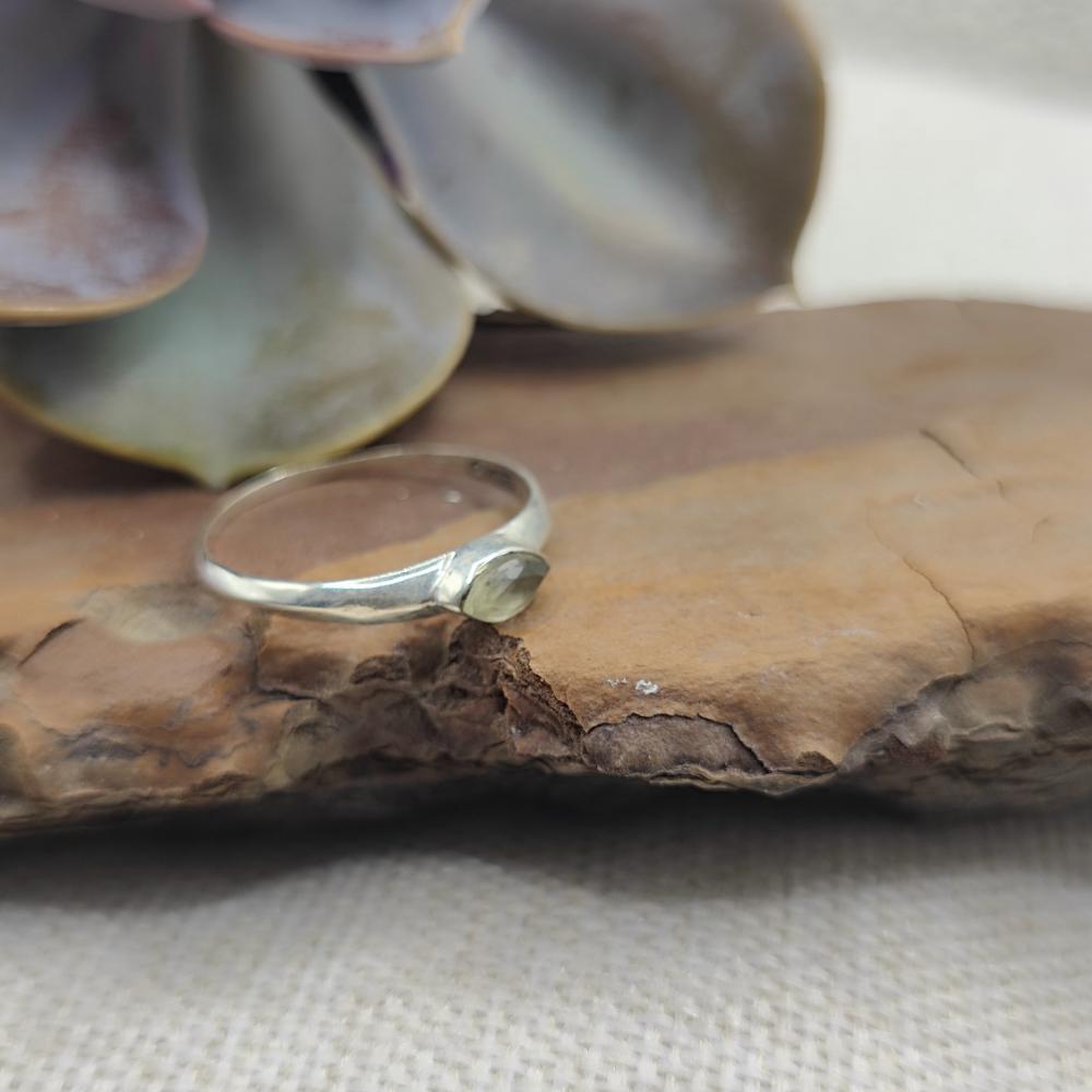 Anello in argento 925 con pietra - DHARMAVARAM