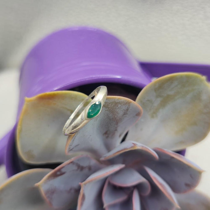 Anello in argento 925 con pietra - DHARMAVARAM