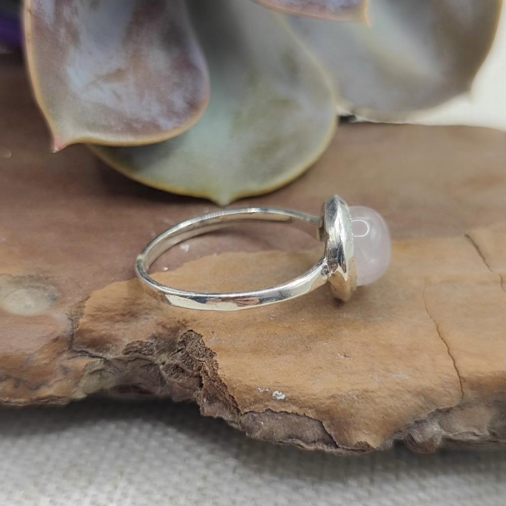 Anello artigianale in argento 925 con pietra - HYDERABAD