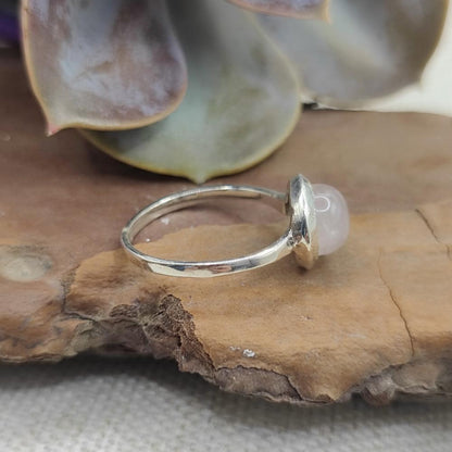 Anello artigianale in argento 925 con pietra - HYDERABAD