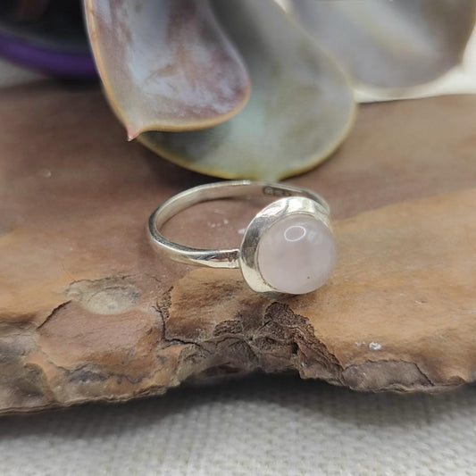 Anello artigianale in argento 925 con pietra - HYDERABAD