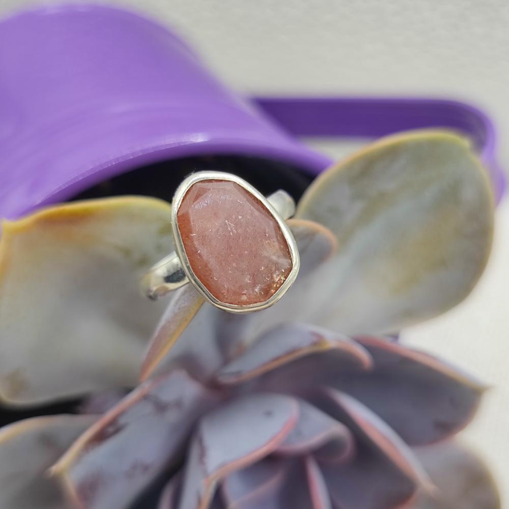 Anello artigianale in argento 925 con pietra - KAMANPUR