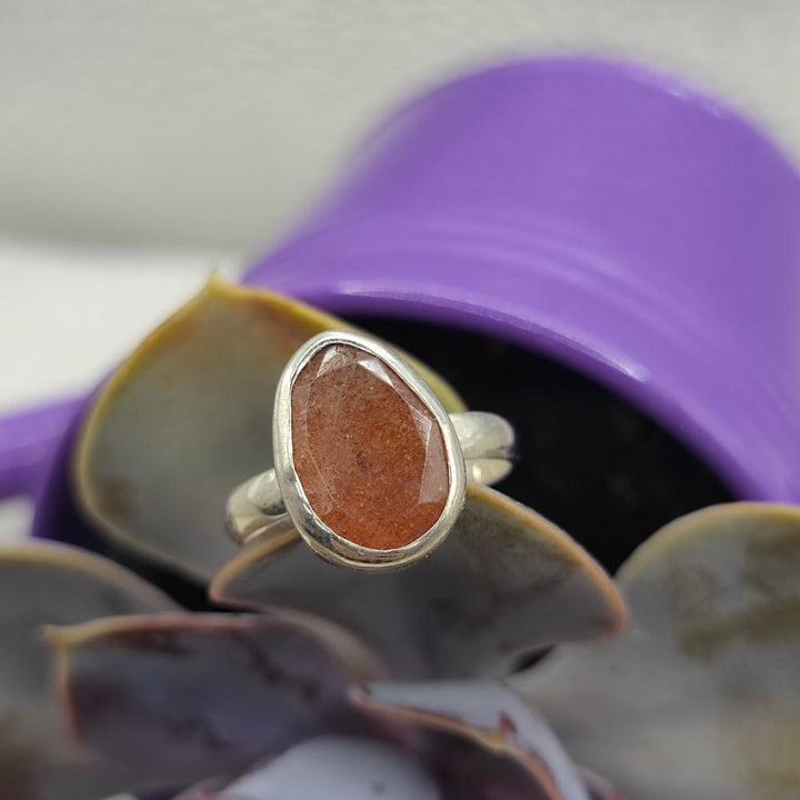 Anello artigianale in argento 925 con pietra - KAMANPUR