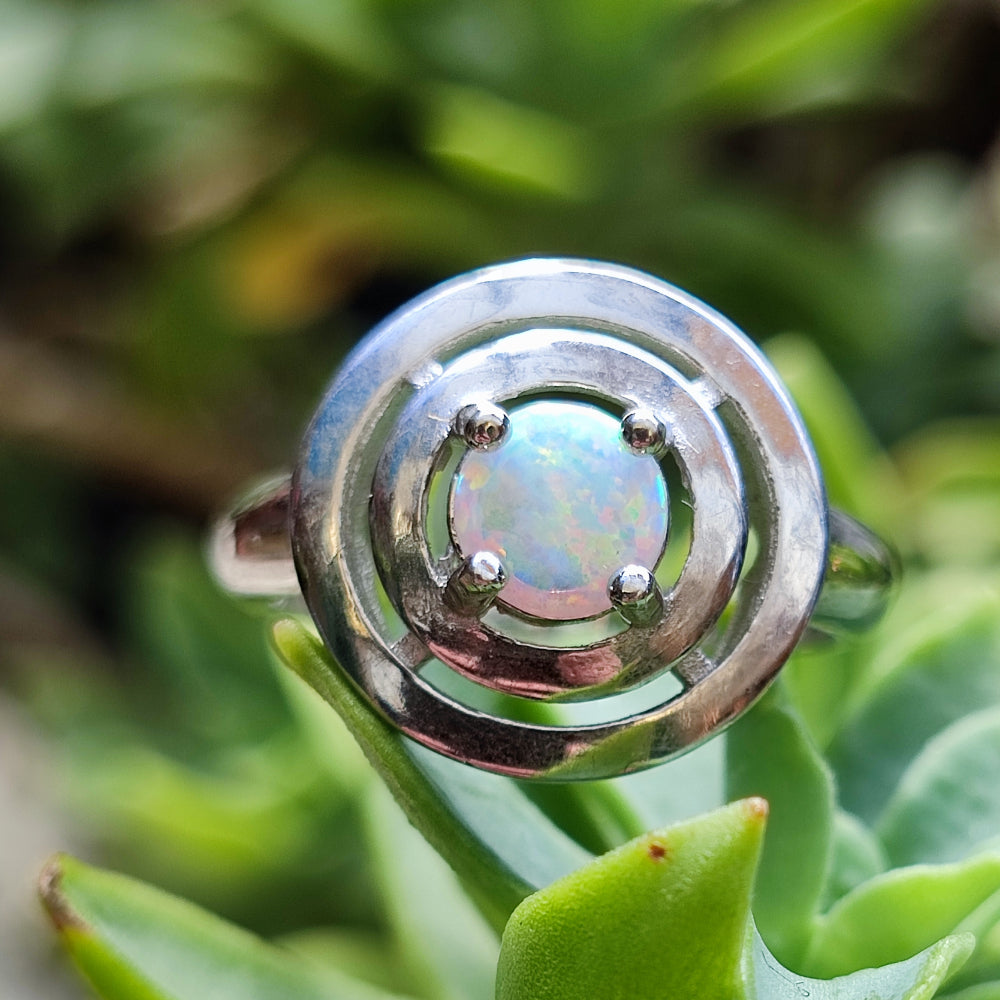 Anello con pietra in argento 925 - ARKOIL