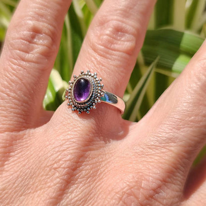 Anello con pietra in argento 925 - BILABAWADI
