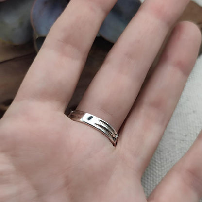 Anello artigianale in argento 925 con pietre - GATHAL