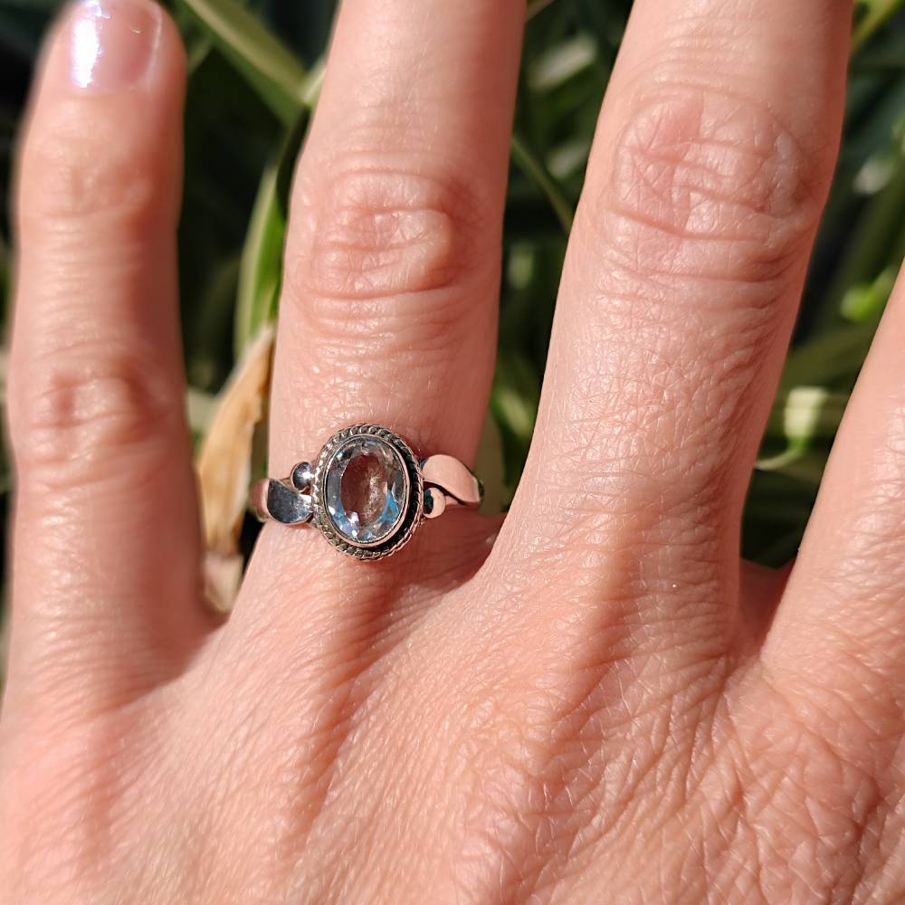 Anello con pietra in argento 925 - GOPHARU
