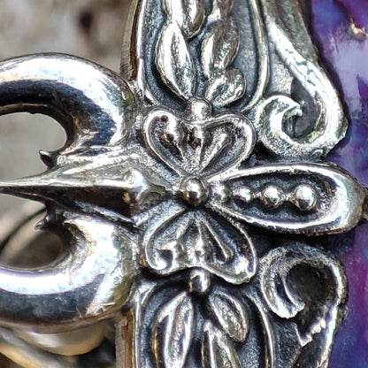 Anello etnico in argento 925 con pietra - GYARAM