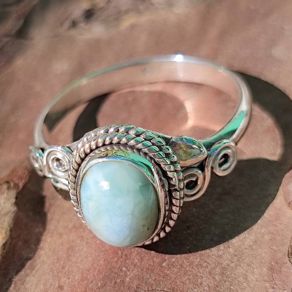 Anello con pietra in argento 925 - HALSERA