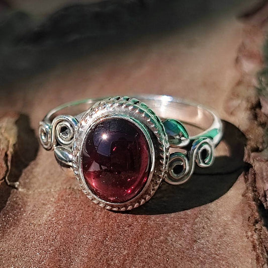 Anello con pietra in argento 925 - HALSERA