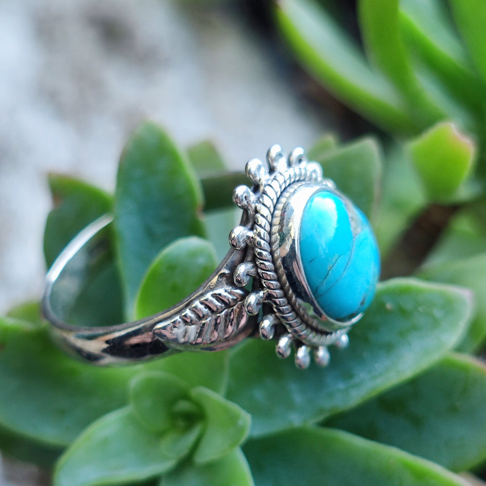 Anello con pietra in argento 925 - ITMA