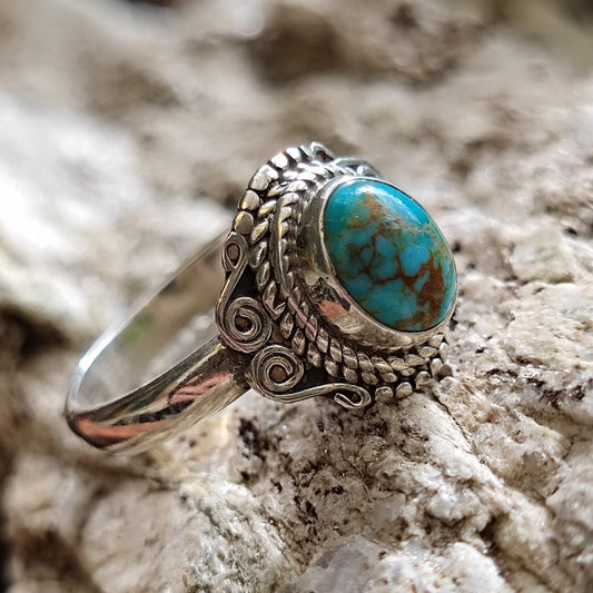 Anello con pietra in argento 925 - KALIN
