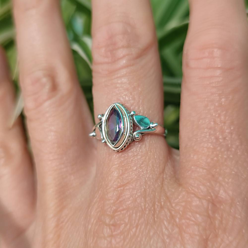 Anello in argento 925 con pietra - KHURA