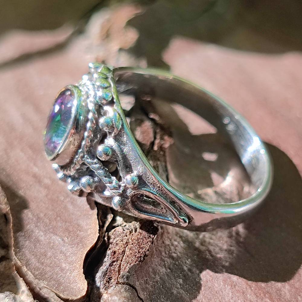 Anello in argento 925 con pietra - LALITESH