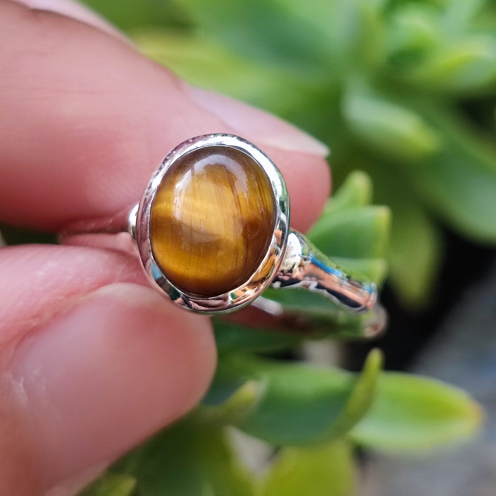 Anello in argento 925 con pietra - MUCHU