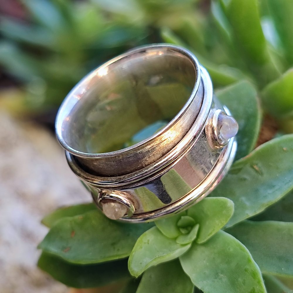 ANELLO antistress a fascia in argento 925 - PAGARA