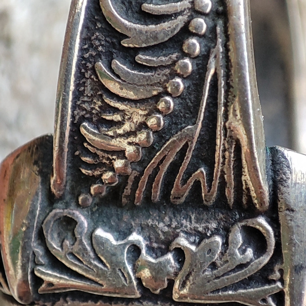 Anello etnico in argento 925 con pietra - PANAPAKAM