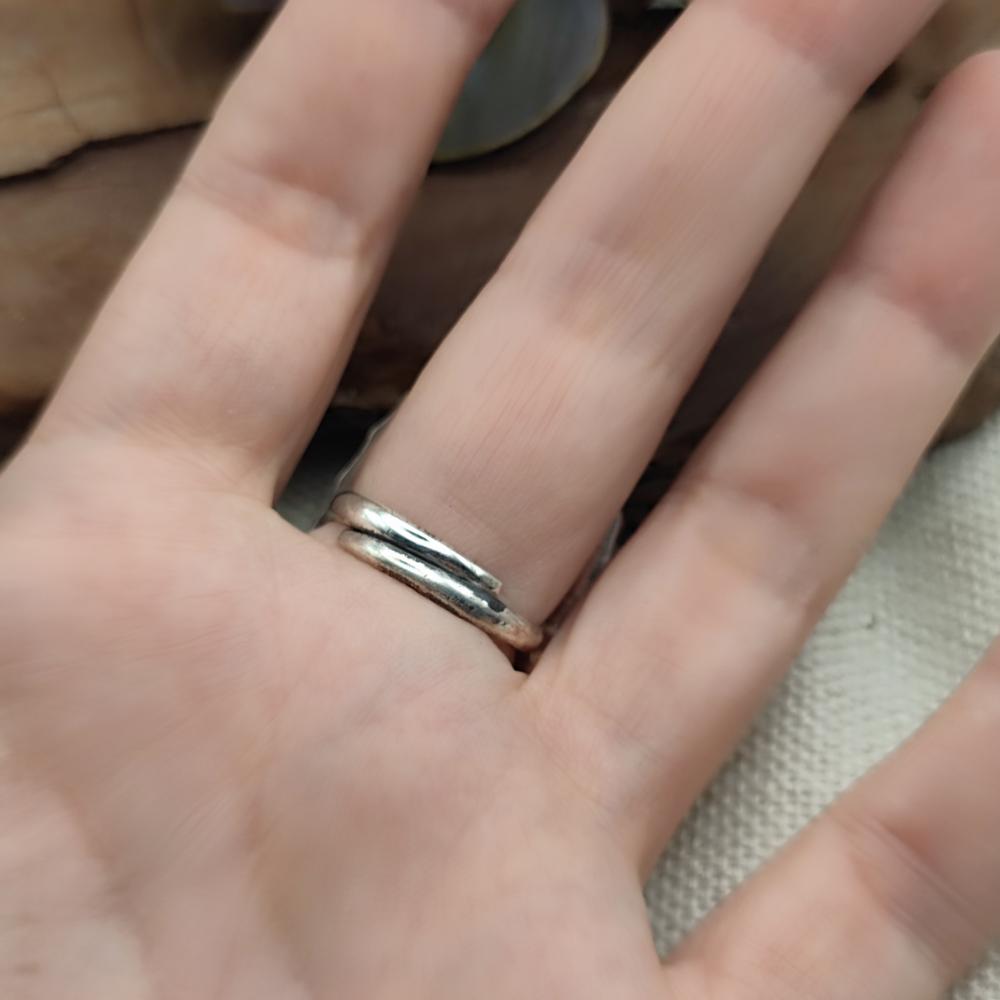 Anello etnico in argento 925 con pietre - SABAI