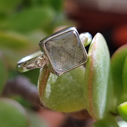 Anello con pietra in argento 925 - SAMON