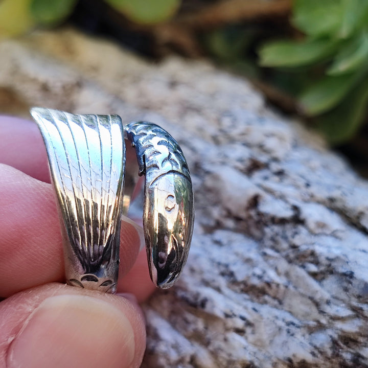 Anello in argento 925 con pesce - SELHEA