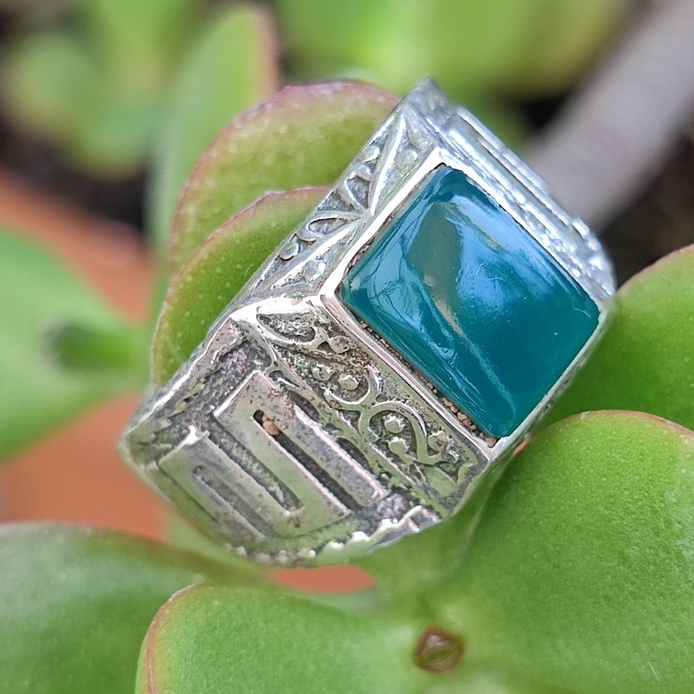 Anello con pietra in argento 925 - ZHARI