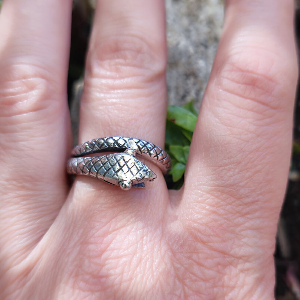 Anello in argento 925 serpenti - JHARIGAON