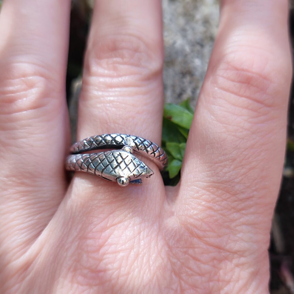 Anello in argento 925 serpenti - JHARIGAON