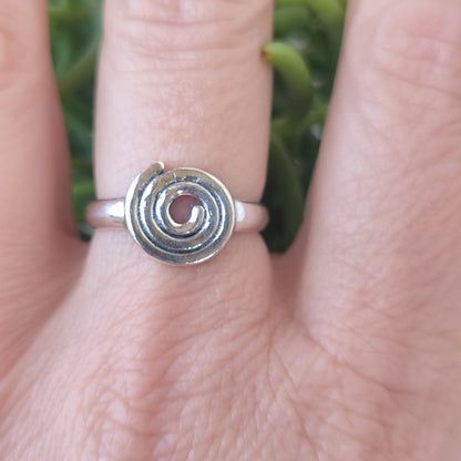 Anello in argento apribile 925 con spirale - ARAMBAG