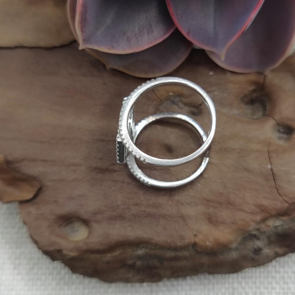 Anello in argento 925 con zirconi - MEERA