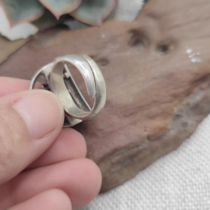 Anello in argento antico con Ganesh - MAGUDU