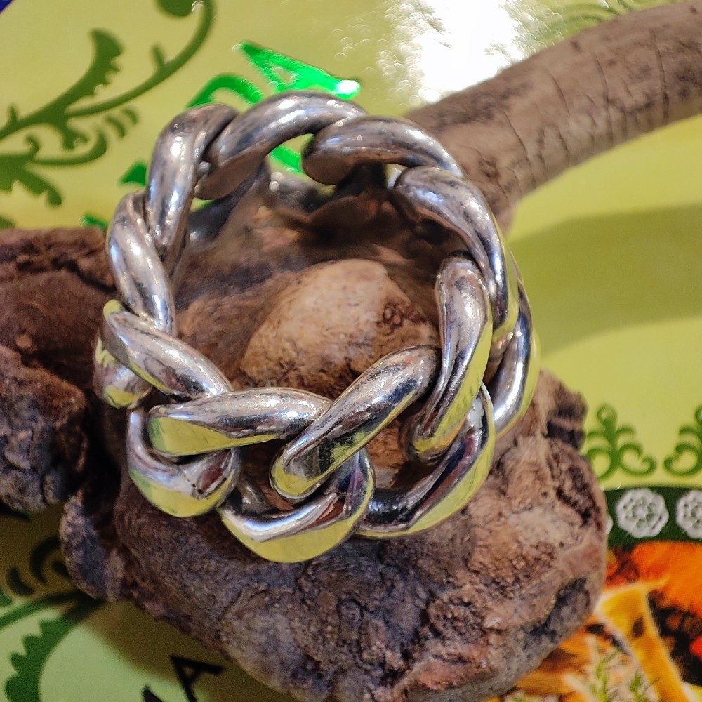 ANELLO CATENA groumette argento uomo/donna misura 26 – immagine7