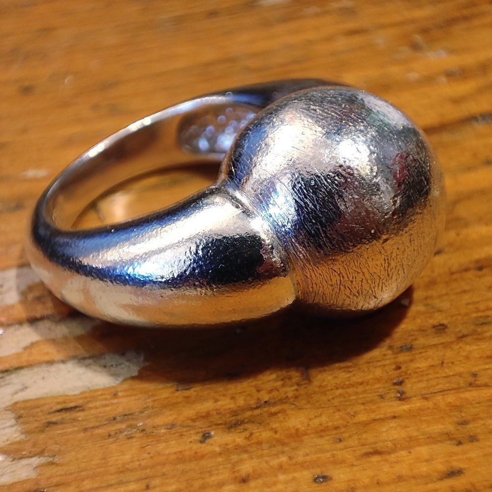Anello in argento design contemporaneo - VALENCIA – immagine4