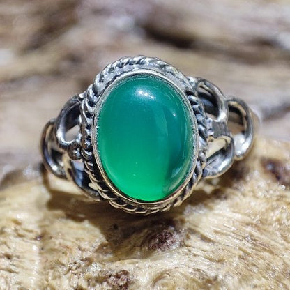 Anello con pietra in argento 925 - NARAN