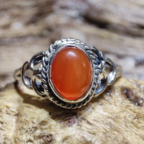 Anello con pietra in argento 925 - NARAN